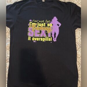 Next Level Apparel Black Graphic Tee